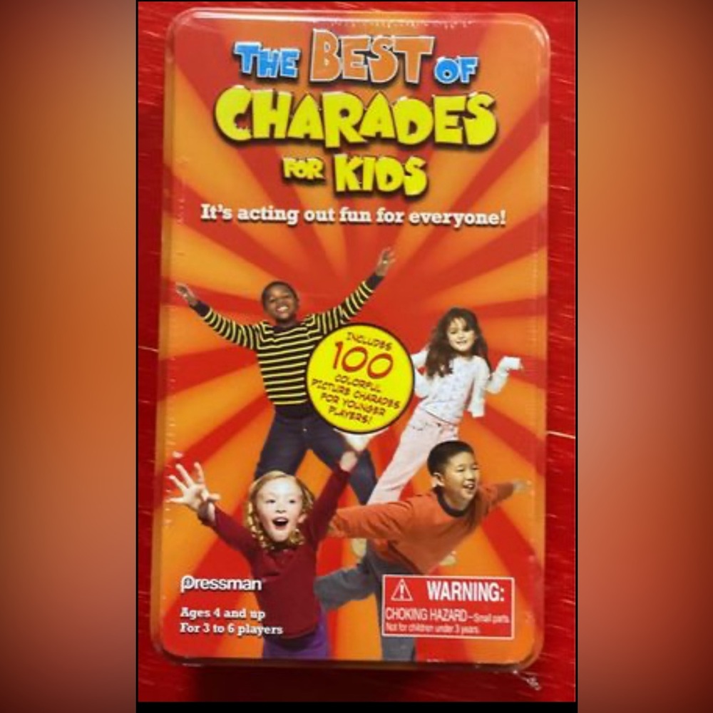 NWT Pressman The Best of Charades Game for Kids